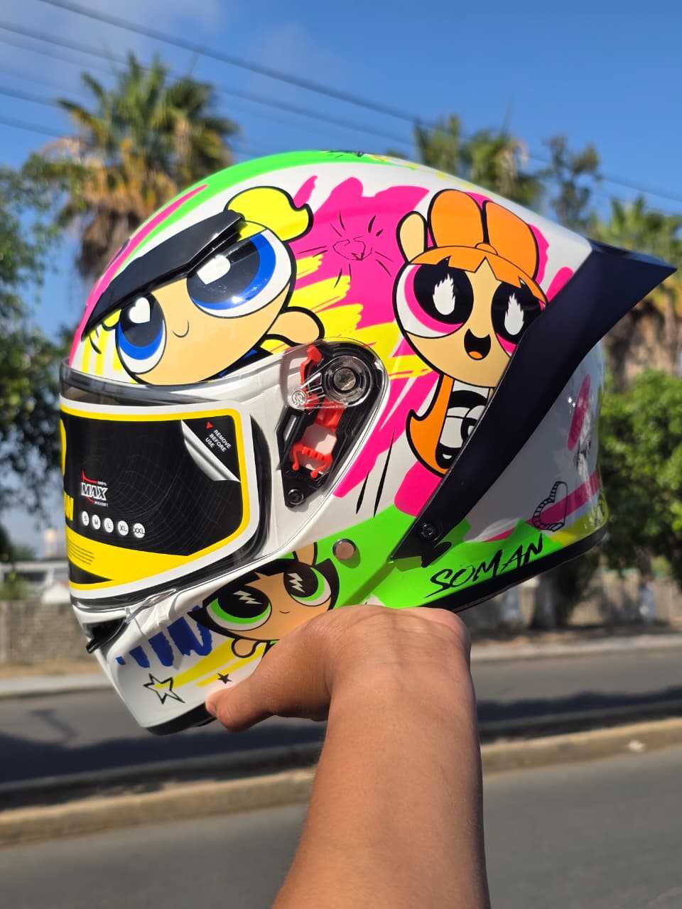 CASCO SOMAN KIDS CHICHAS SUPERPODEROSAS SIN TALLA