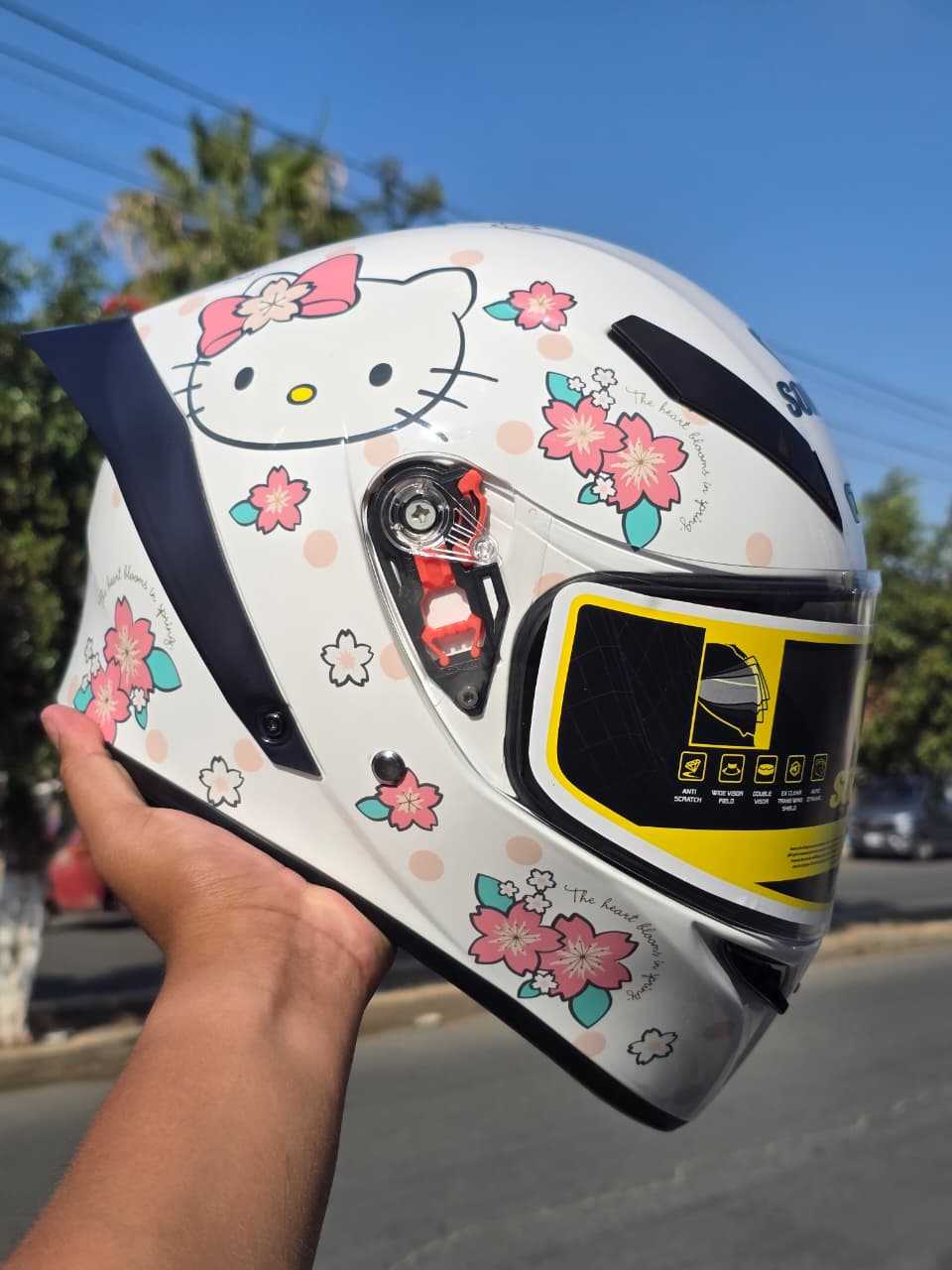 CASCO SOMAN KIDS HELLO KITTY SIN TALLA