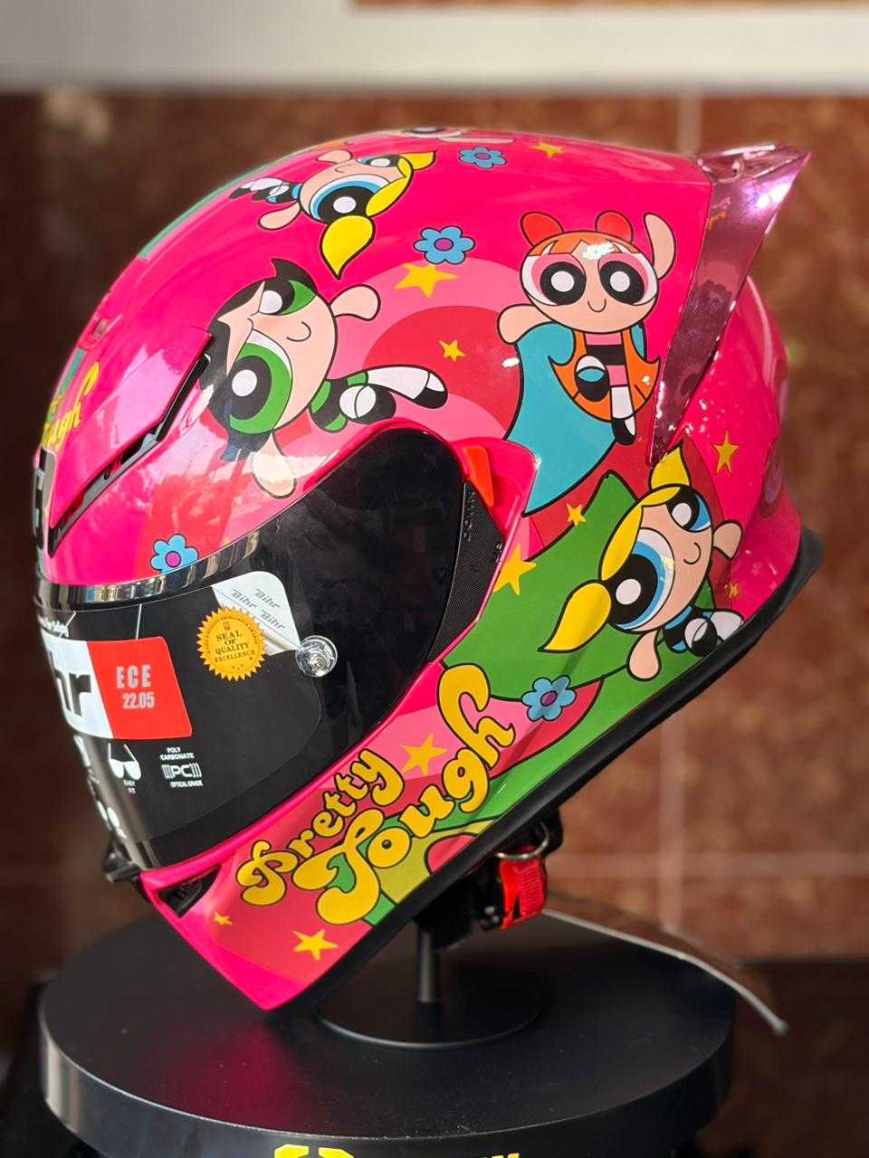 CASCO INTEGRAL BIHR CHICAS SUPERPODEROSAS VISOR POLARIZADO TALLA M