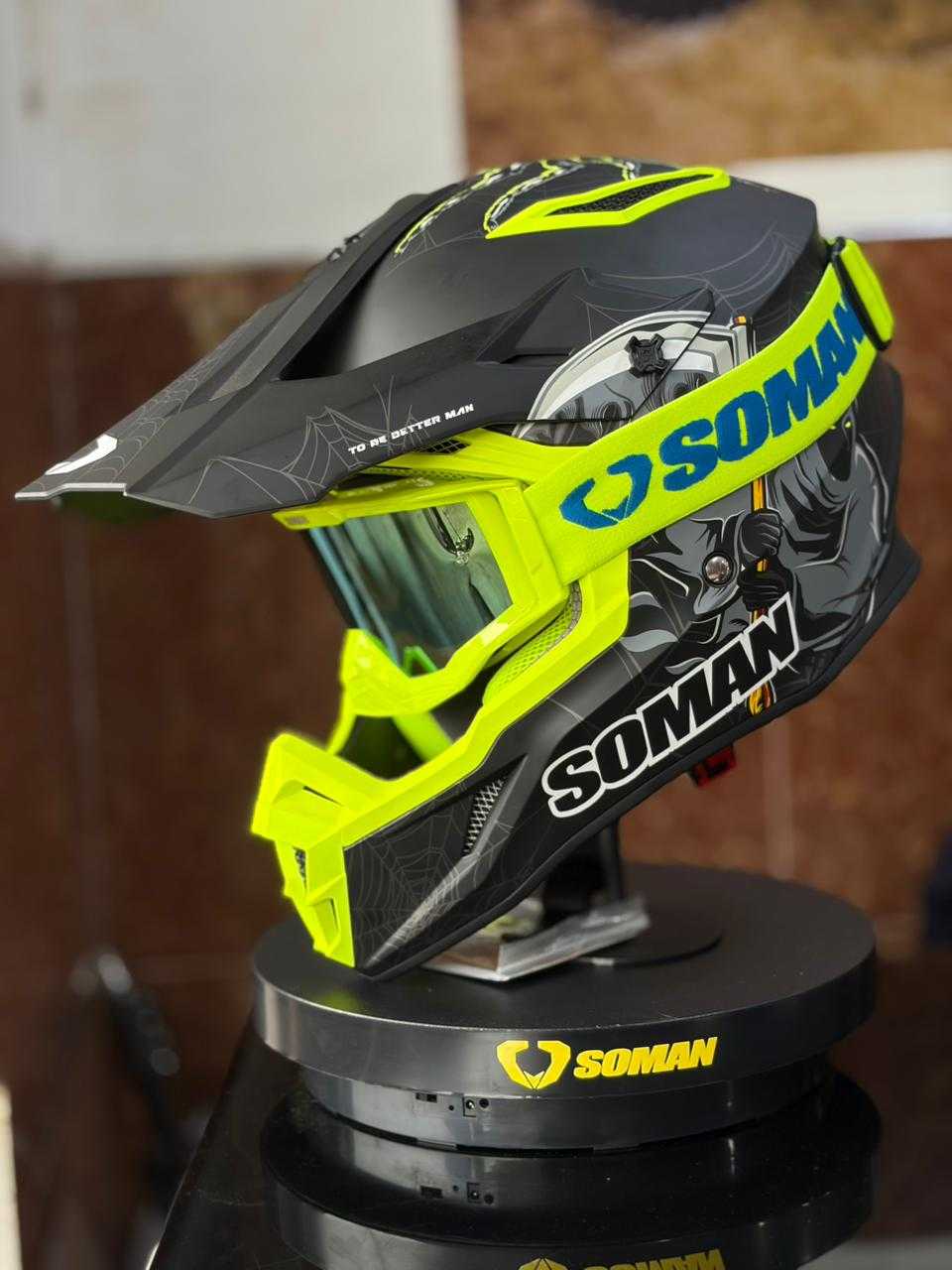 CASCO CROSS SOMAN PARCA GREEN TALLA L