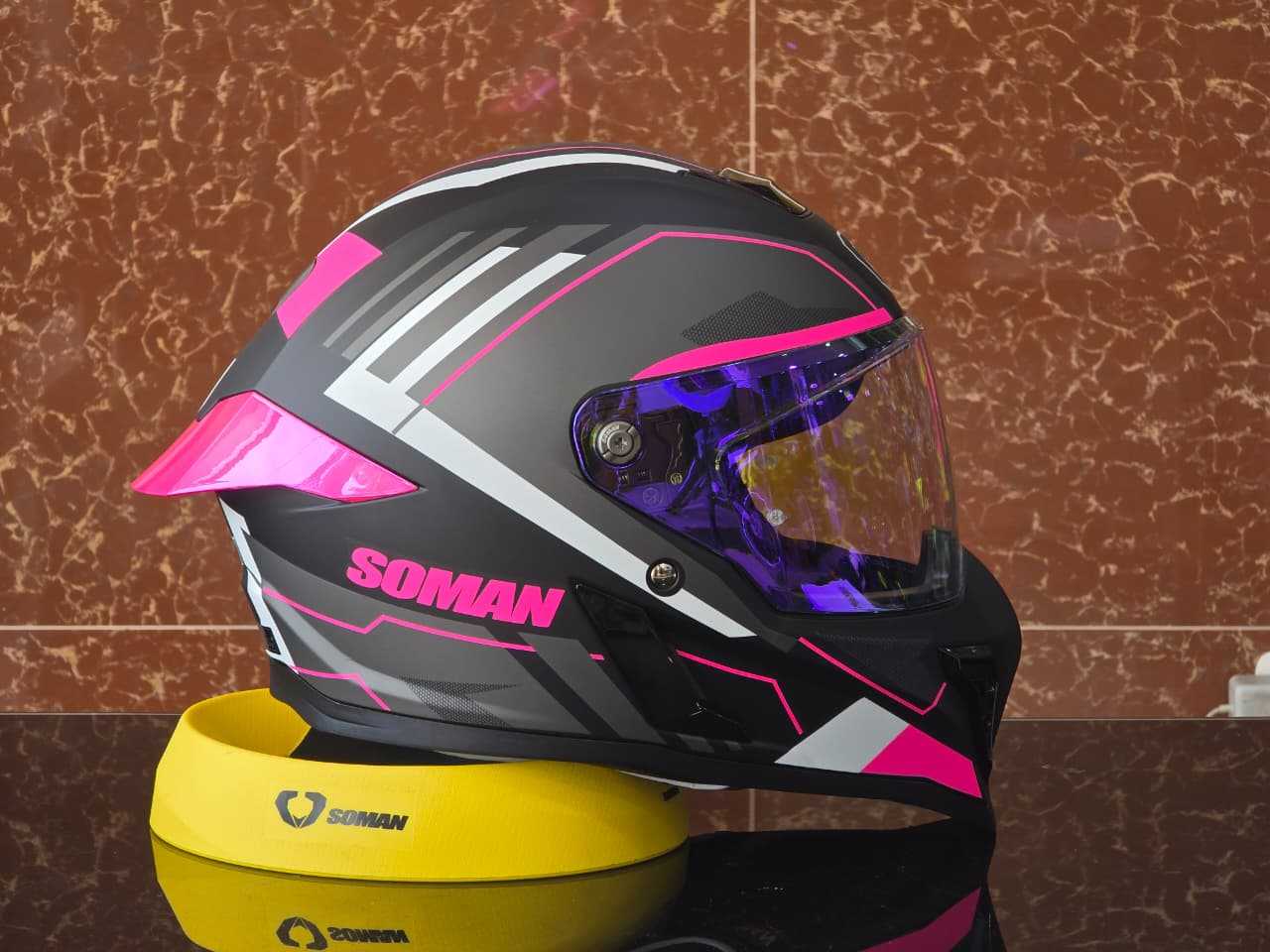 CASCO SOMAN RUROC PINK TALLA M