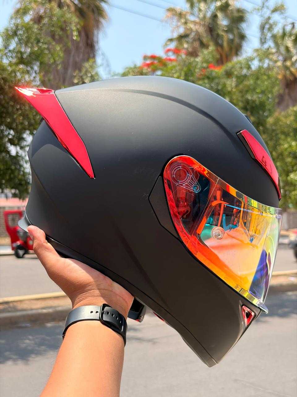 CASCO INTEGRAL BIHR SAFIRO RED TALLA XL