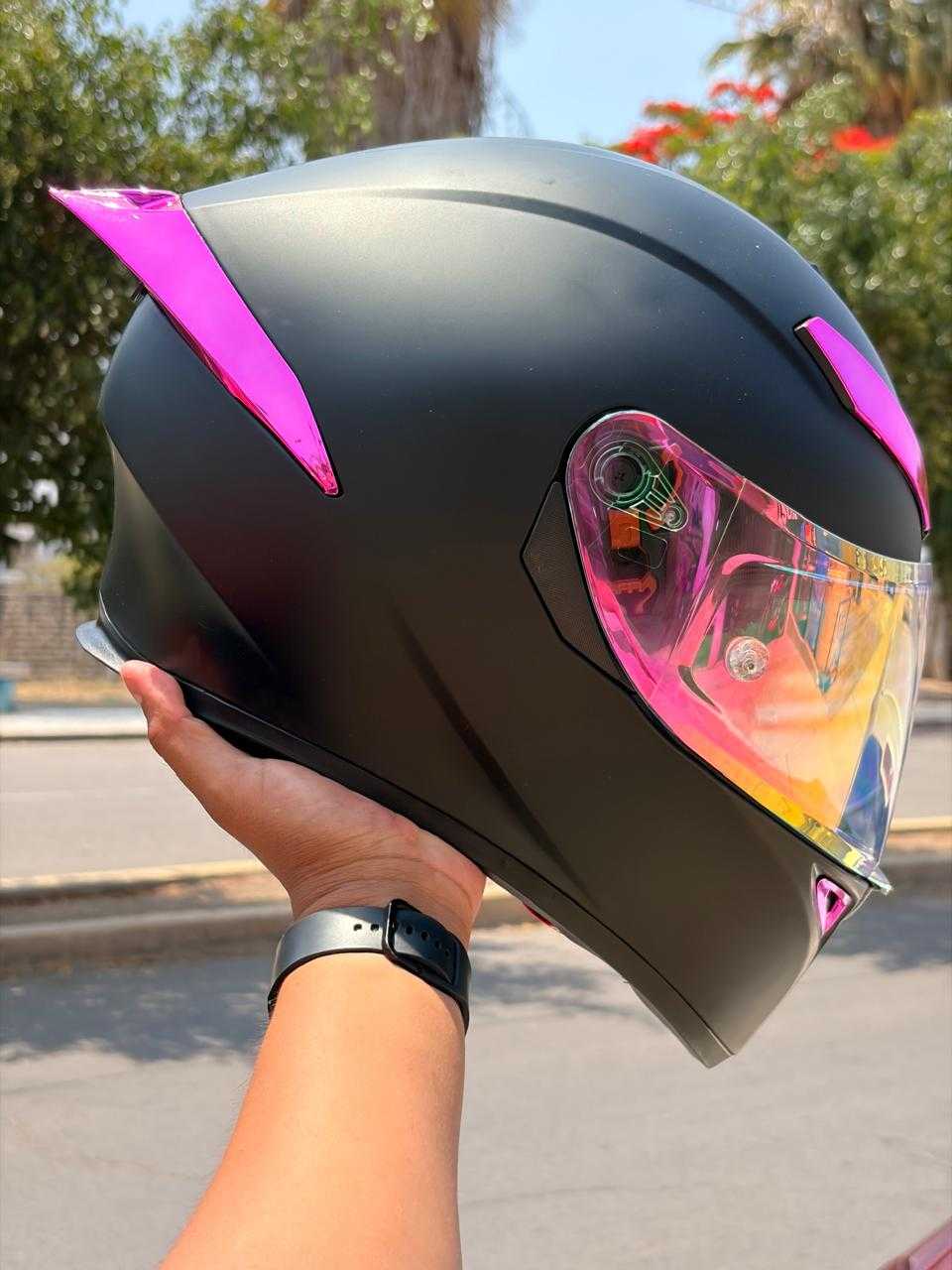 CASCO INTEGRAL BIHR SAFIRO PINK TALLA M