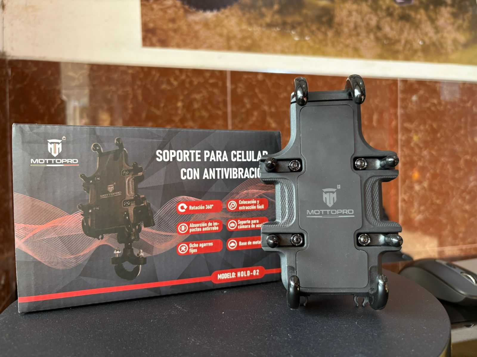 PORTACELULAR ANTIVIBRACIÓN MOTTOPRO