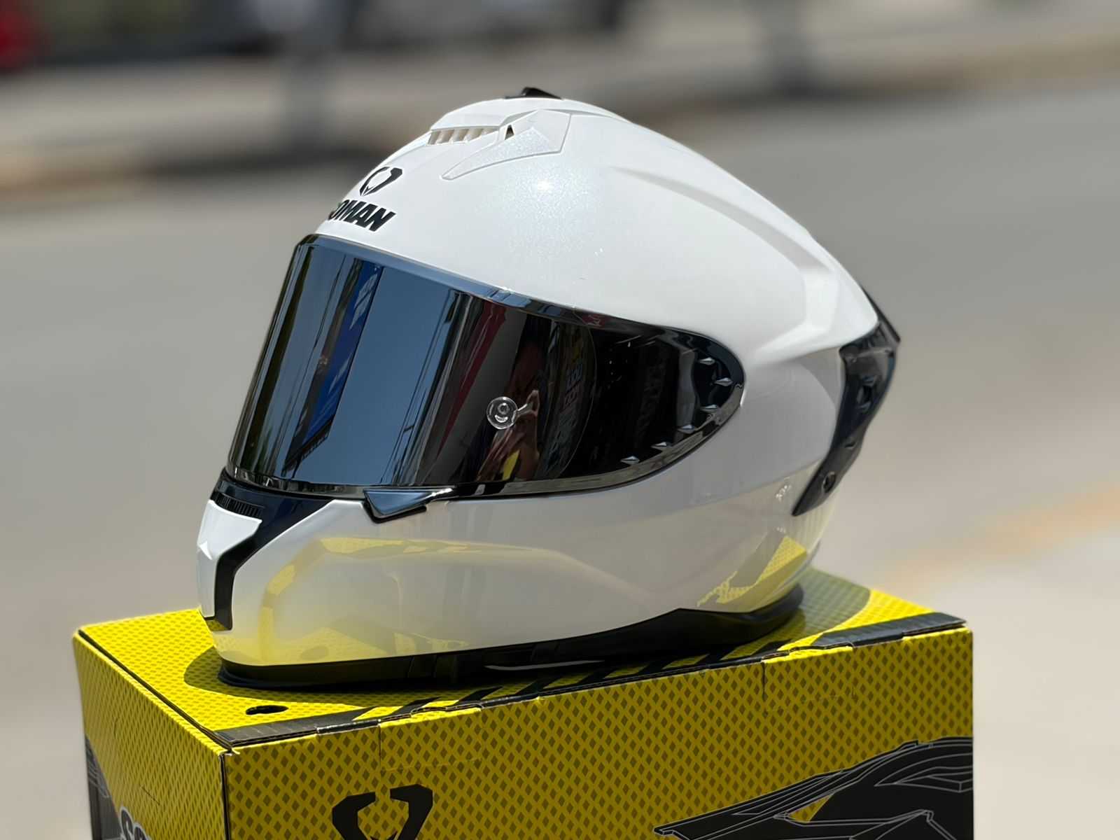 CASCO INTEGRAL SOMAN RAPTOR WITH GLOSS TALLA L