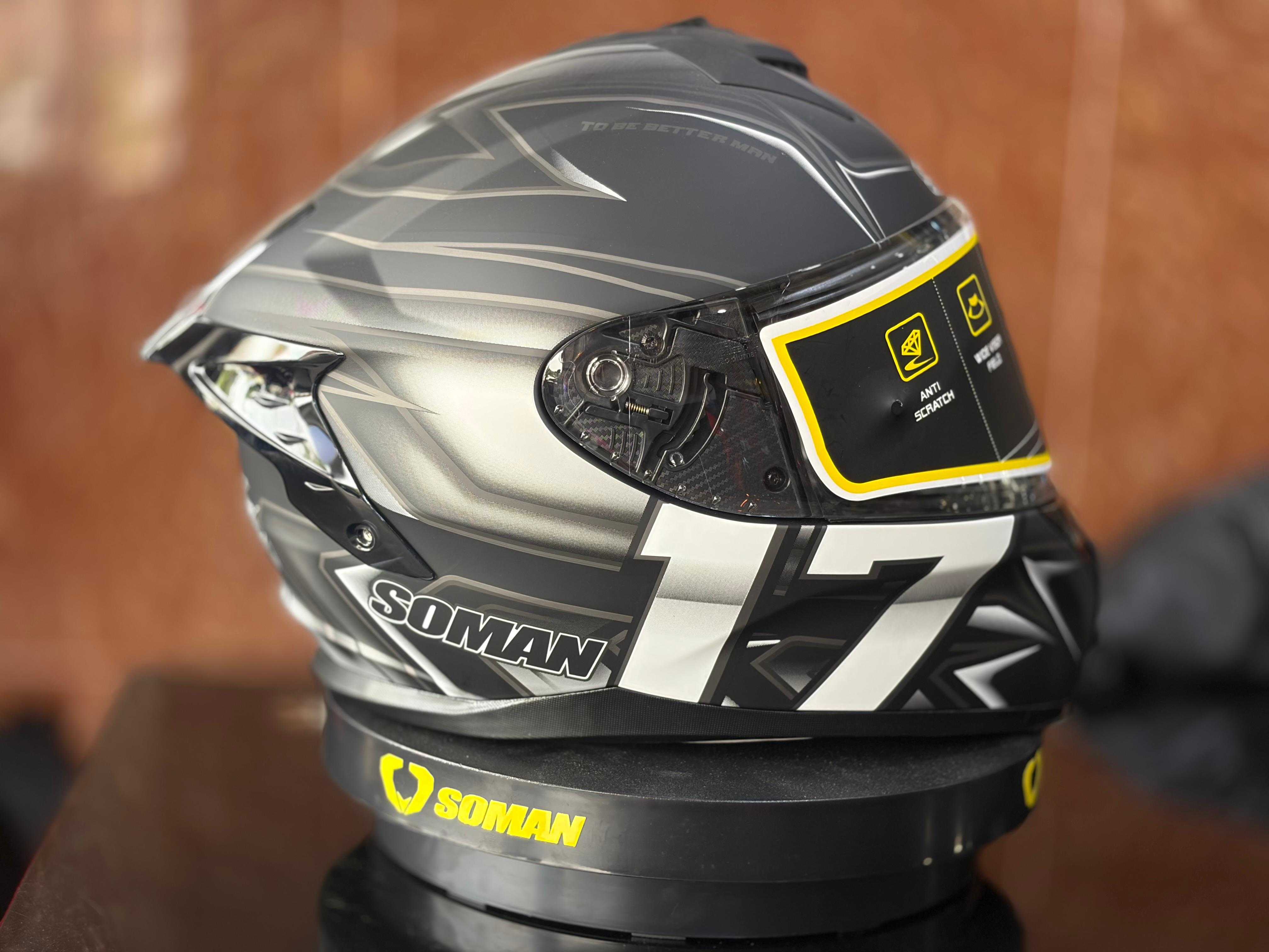 CASCO INTEGRAL SOMAN RAPTOR 17 TALLA L
