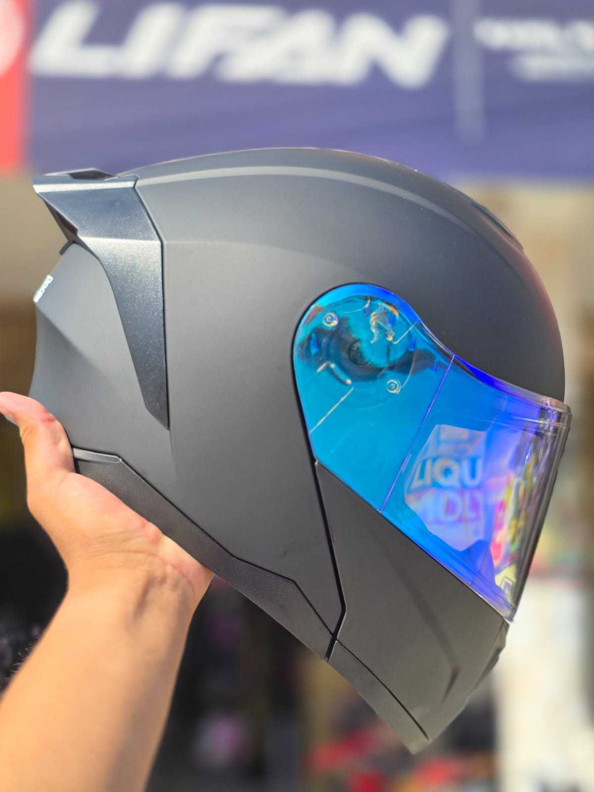 CASCO ABATIBLE XTREME ST900 VISOR IRIDIUM BLUE TALLA L