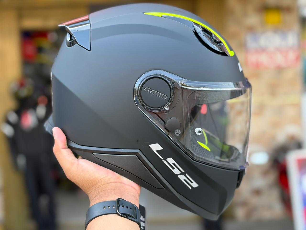 CASCO INTEGRAL LS2 FF812 KIDS NEGRO MATE TALLA M