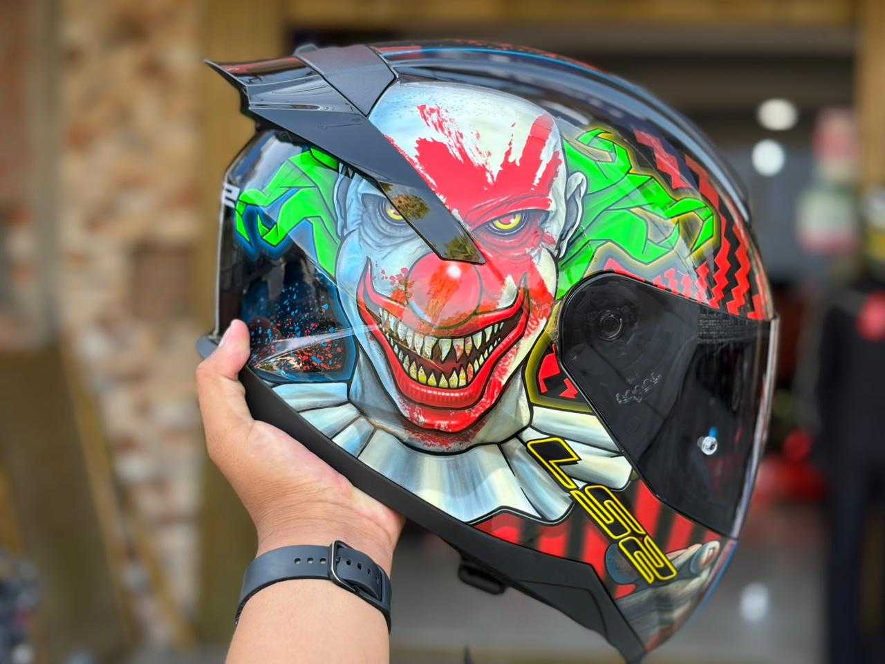 CASCO INTEGRAL LS2 FF802 HAPPY DREAMS BRILLANTE FOTOCROMATICO TALLA XXL